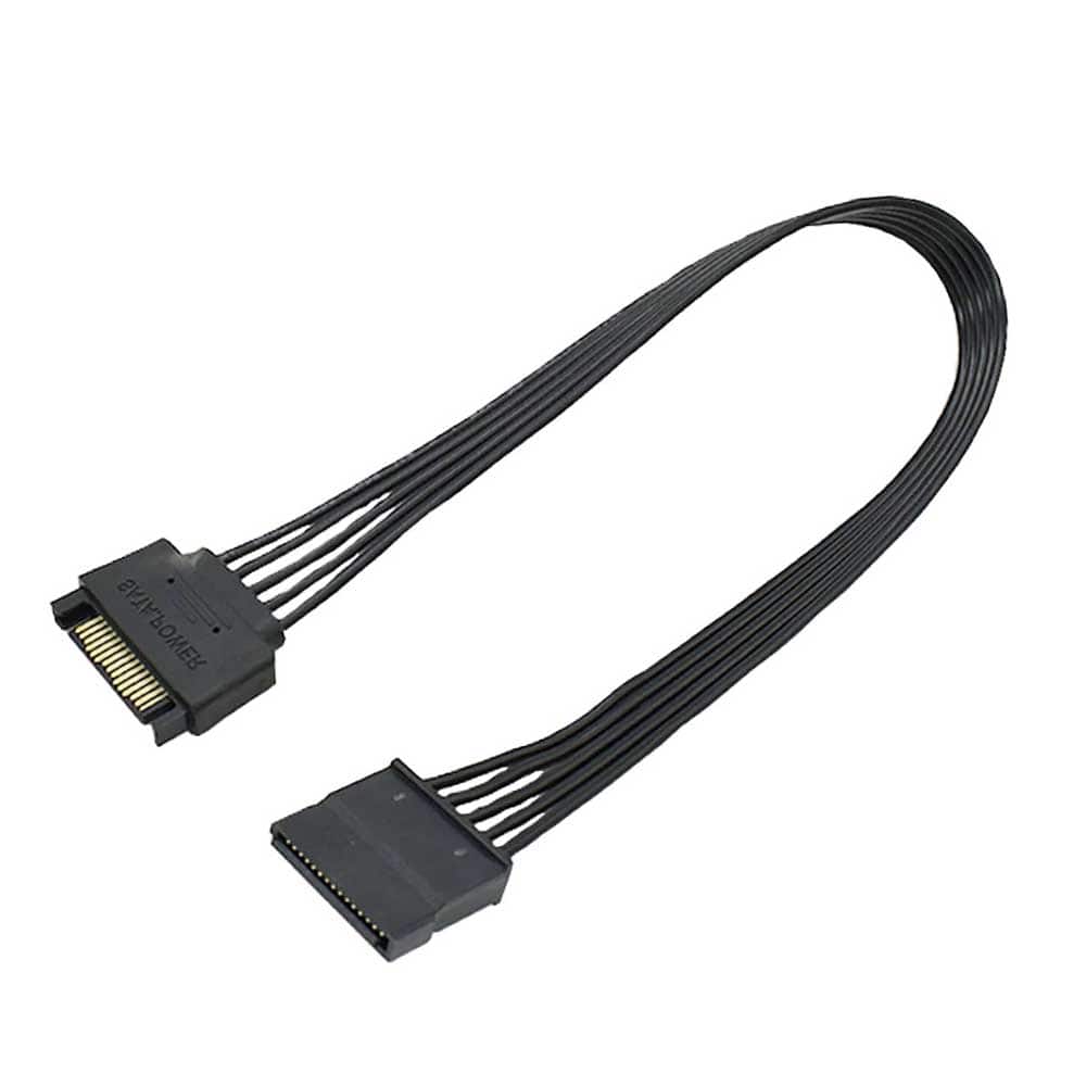 15pin SATA Power Extension Cable male to Female For Solid Drive/Hard D