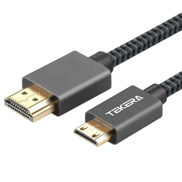 Mini HDMI to HDMI Cable 4K@60Hz Bidirectional HighSpeed HDMI 2.0 Cord for DSLR Camera, Camcorder, Graphics/Video Card etc