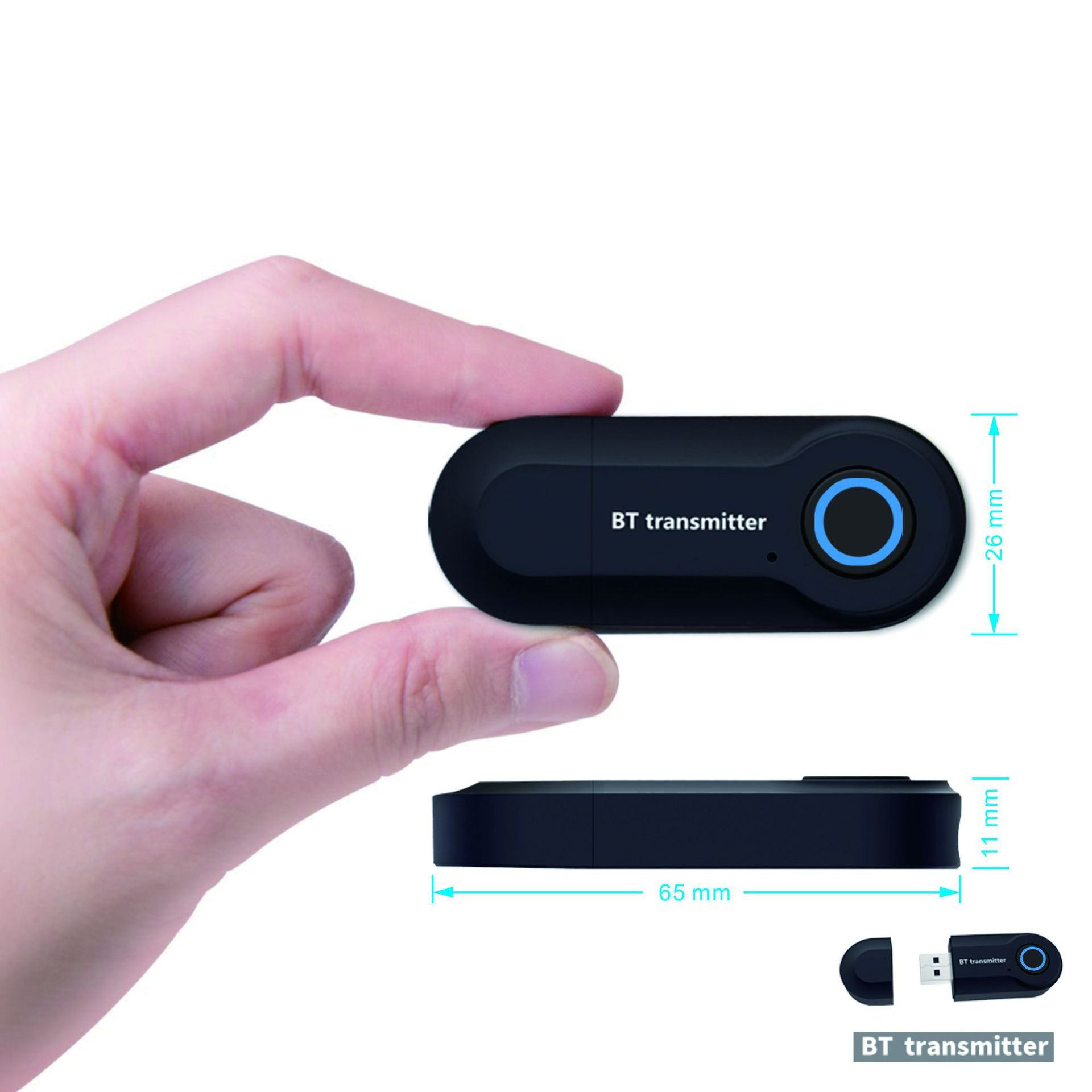 Wireless Bluetooth 5.0 Transmitter Stereo Audio Adapter