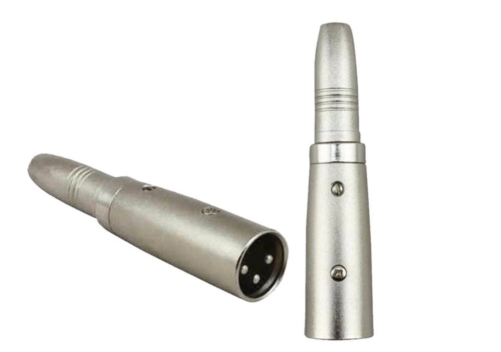 XLR MALE to STEREO TRS 6.35mm 1/4" FEMALE - Audio Adapter