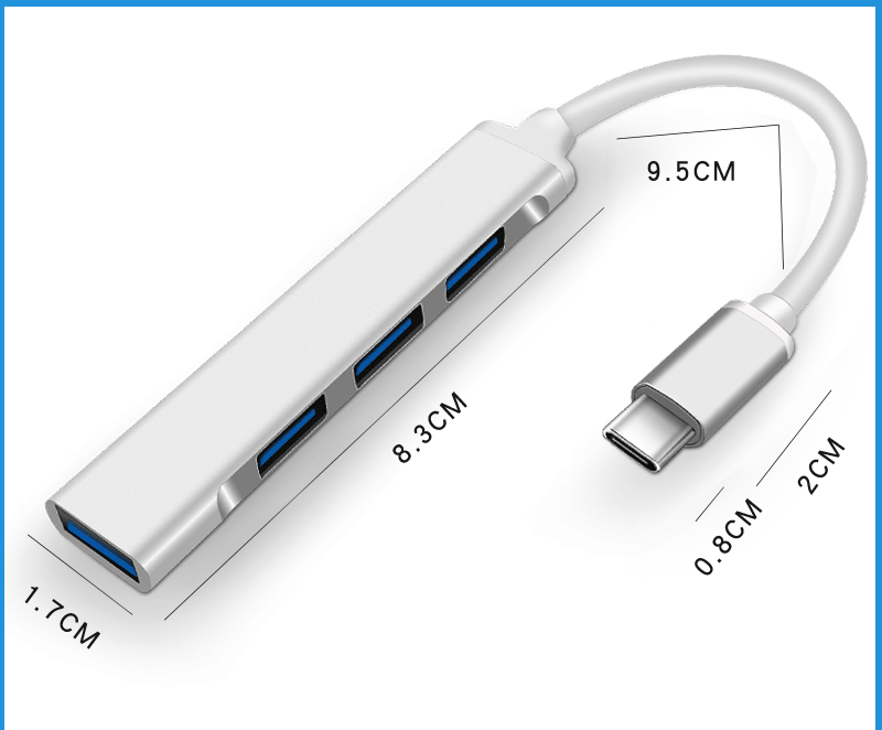 USB3.1 type c usb 3.0 USB2.0 Hub adapter Expansion Splitter PC macbook pro