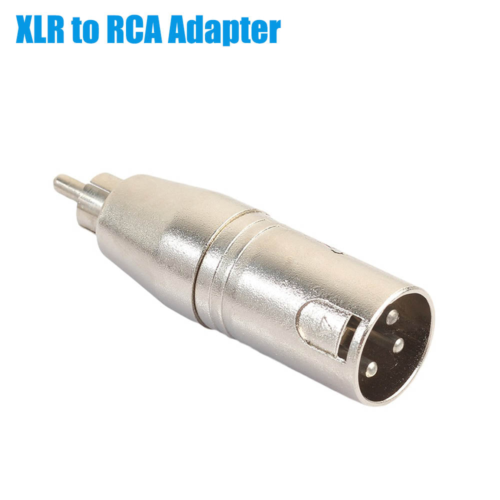 XLR Male to MONO RCA Male - Audio Adapter