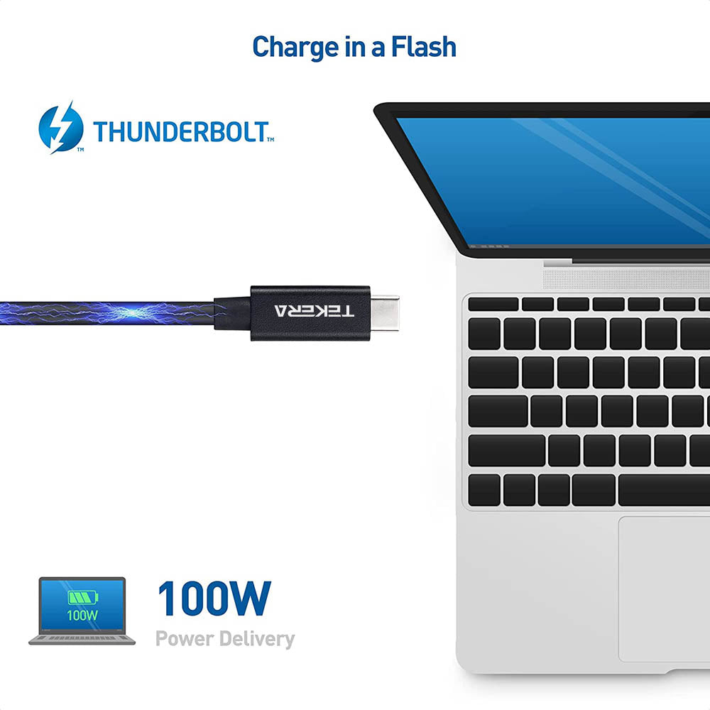 USB4 Thunderbolt 3 Type-C Male to Male Cable 40Gbps 8K Video 100W