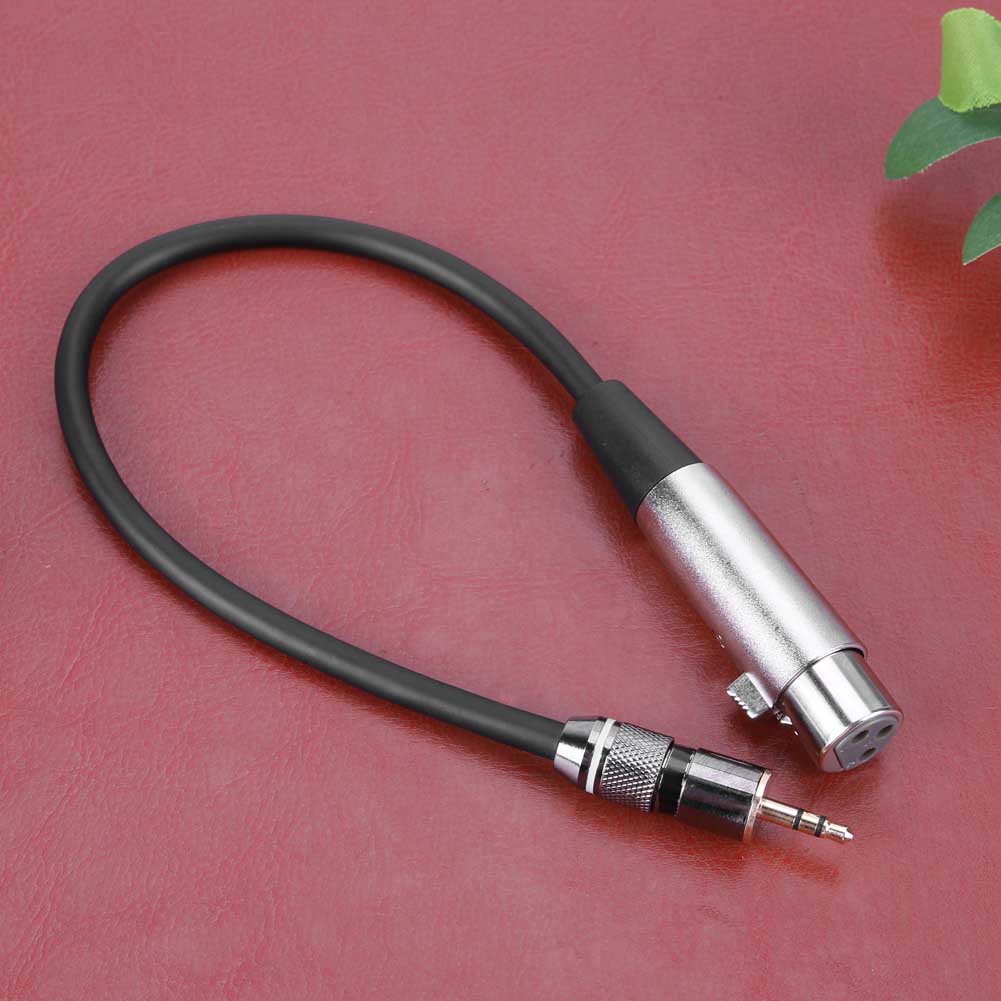 XLR Female to 3.5mm male 1/8" TRS Stereo Microphone 3 Pin Cable Leads