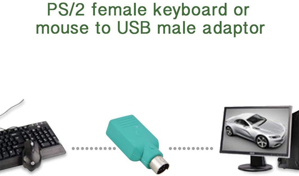 USB to PS2 Adapter  Converter for Mouse and Keyboard