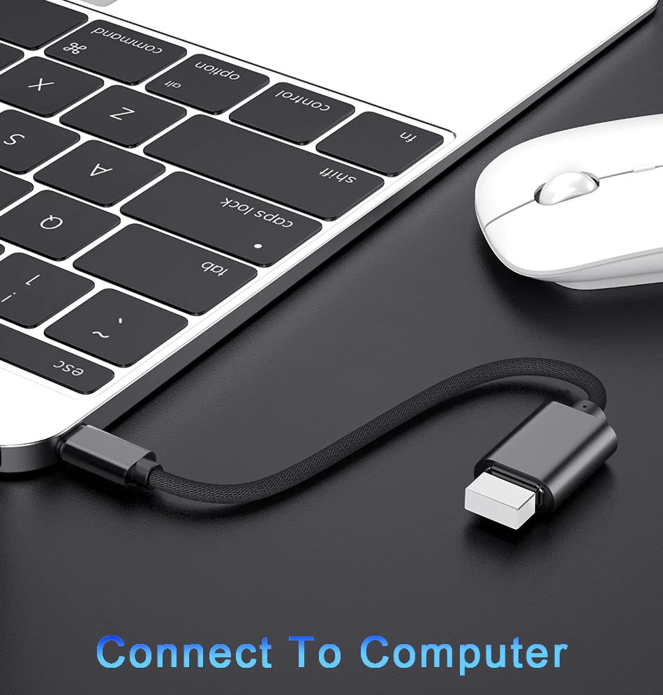 USB Type-C OTG Adapter Cable USB-C Male to Type-A Female Converter