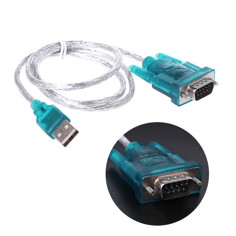 USB to 9-pin DB9 RS232 Serial Cable Adapter Converter