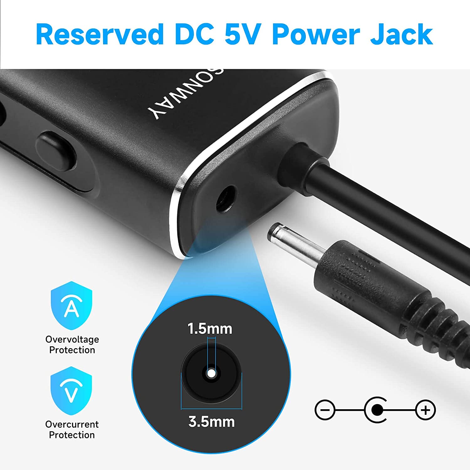 USB C Hub with 3 USB 3.2 Gen 2 10Gbps Data Ports, SD/TF Card Readers  Switches