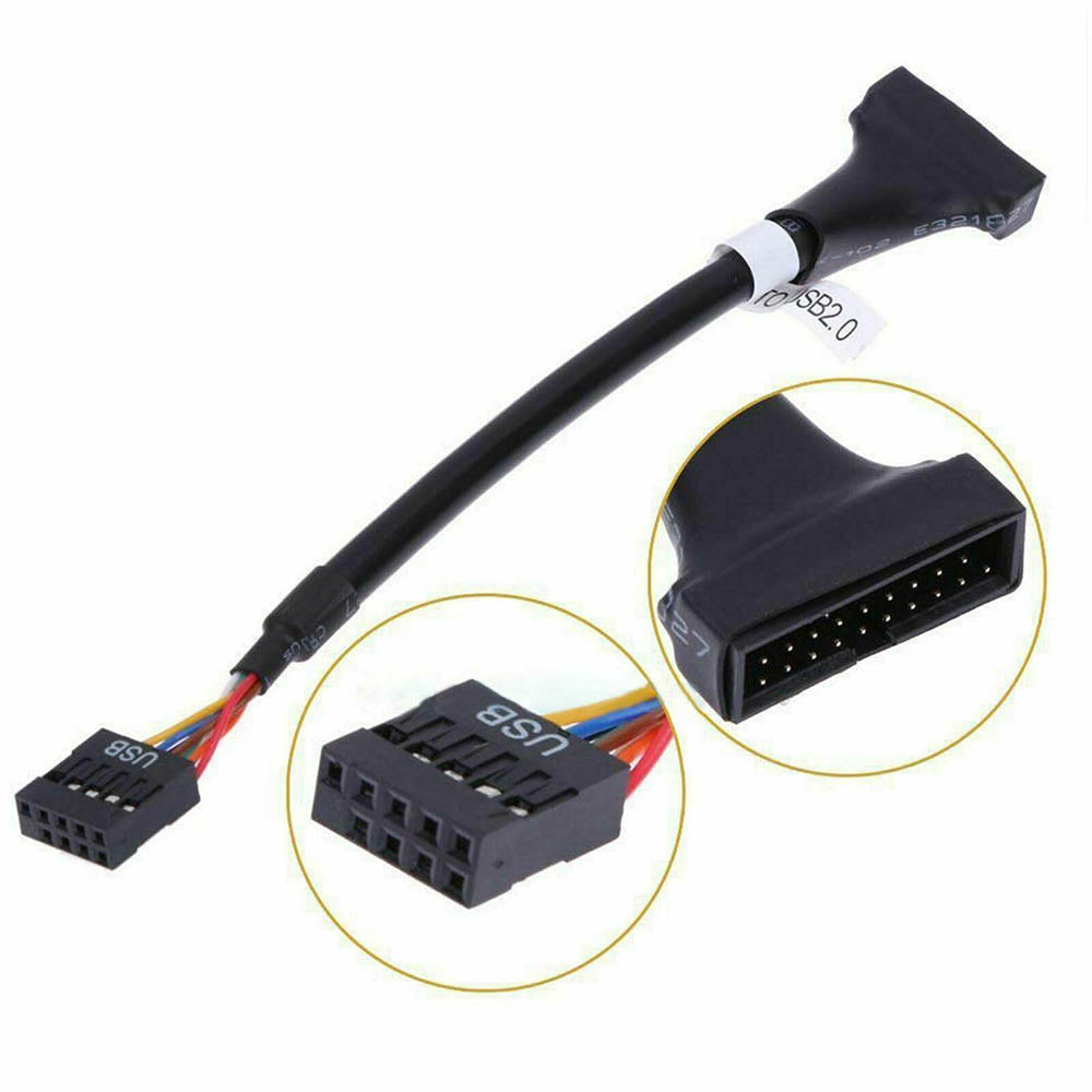 USB 3.0 20-Pin Male Header to USB 2.0 9-pin female Adapter