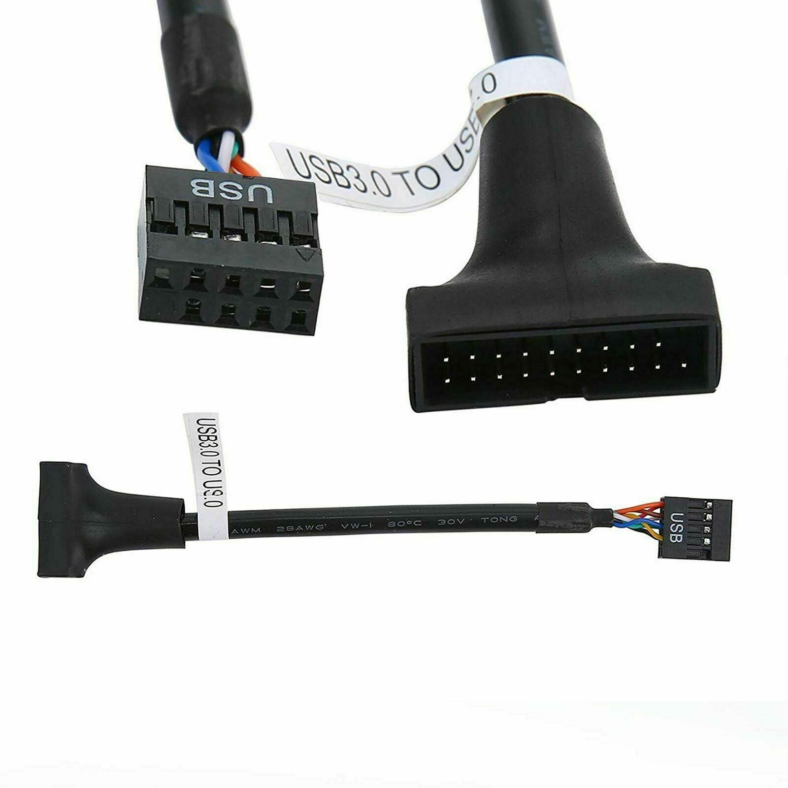 USB 3.0 20-Pin Male Header to USB 2.0 9-pin female Adapter