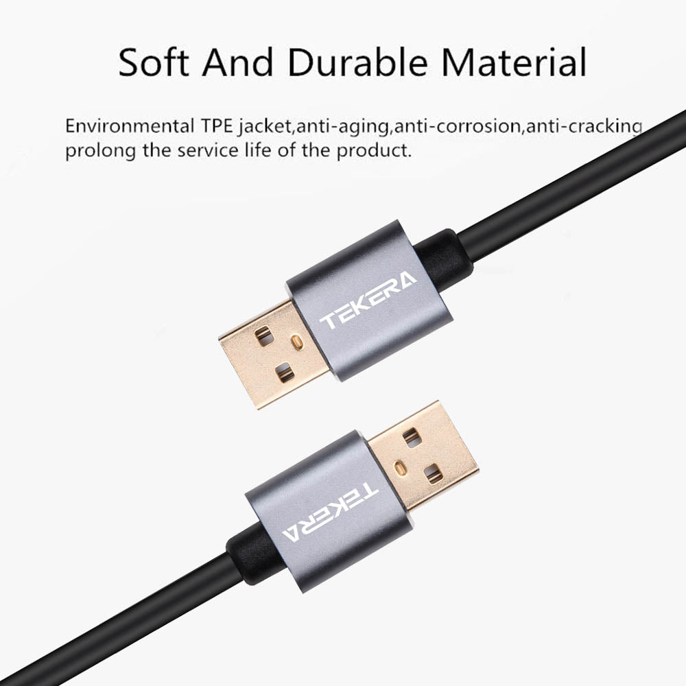 USB 2.0 Data Extension Cable Type A Male to Male M-M Connection Cord
