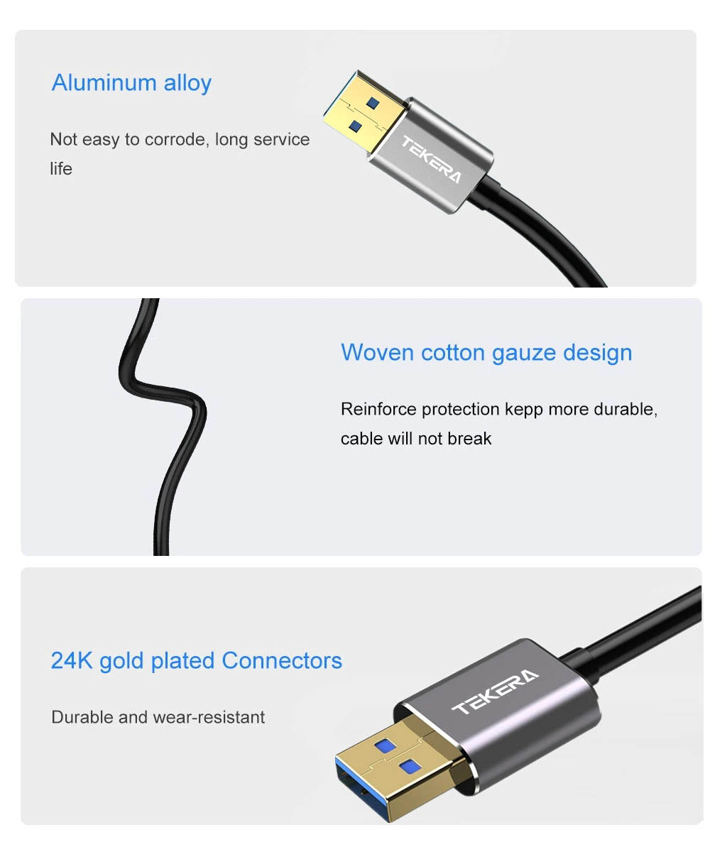 USB 3.0 Type A to Type A Male to Male Cable