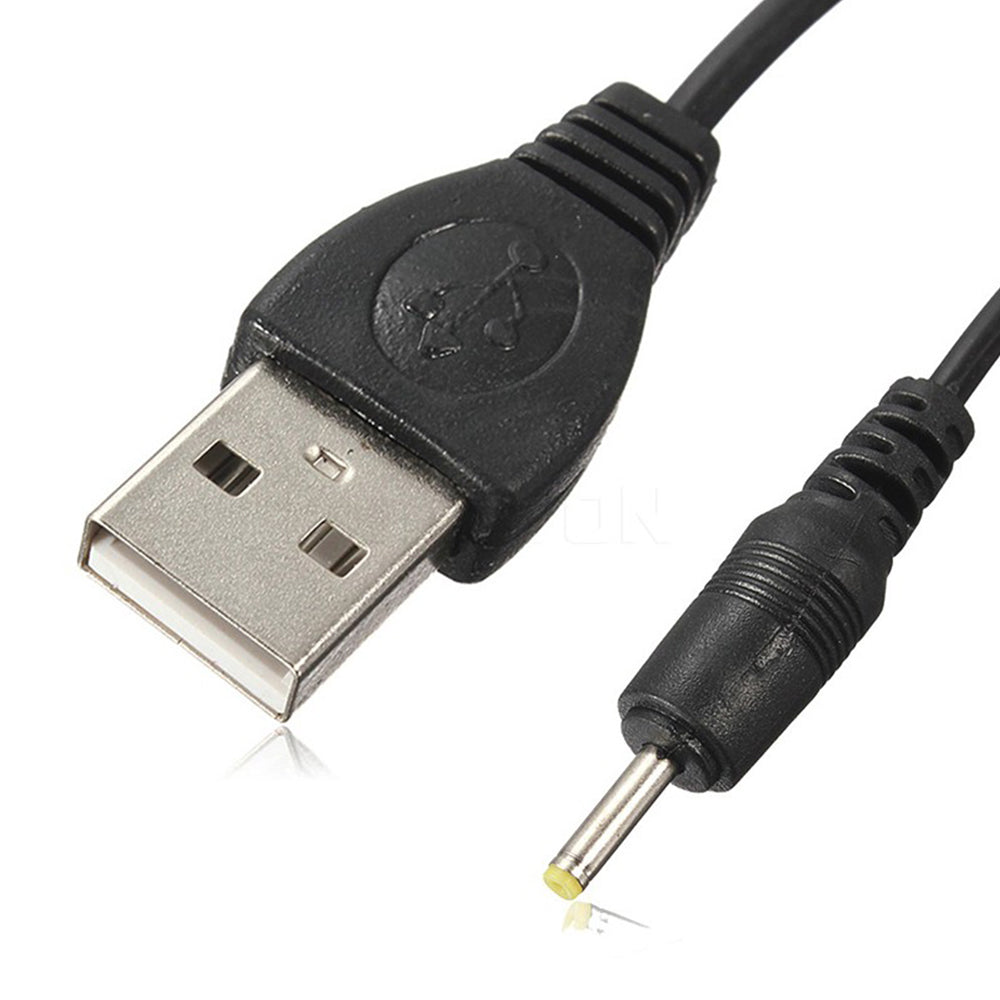 USB 2.0 A Male to DC 2.5x0.7mm Male Adapter Cable 5 Volt DC Barrel Power Jack