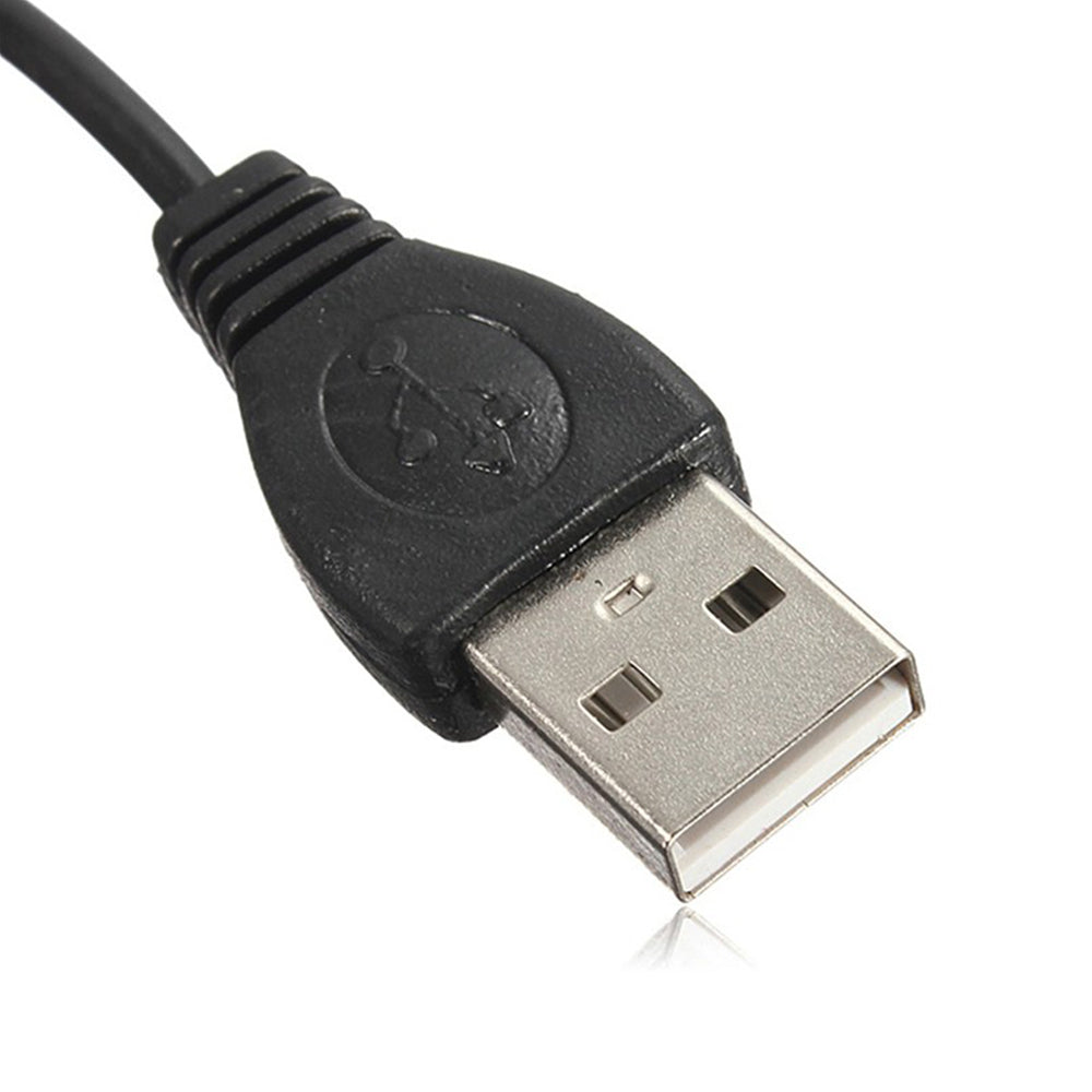 USB 2.0 A Male to DC 2.5x0.7mm Male Adapter Cable 5 Volt DC Barrel Power Jack