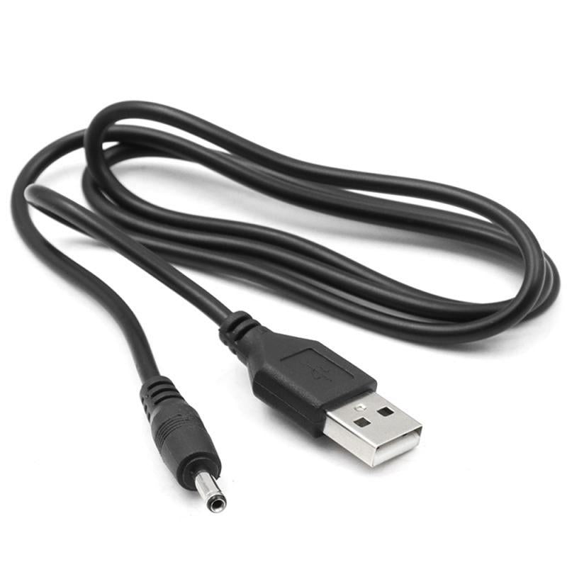 USB 2.0 A Male to DC 3.5x1.35mm Male Adapter Cable 5 Volt DC Barrel Power Jack