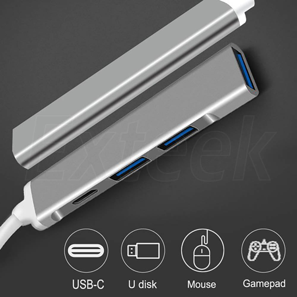 Type-C USB C HUB 4 in 1 USB 3.0 2.0 Multi Splitter OTG