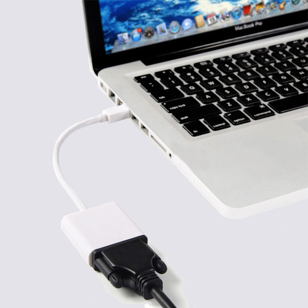 Mini-DisplayPort to DVI Cable Adapter (Male to Female) - Thunderbolt Socket Compatible