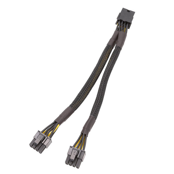 PCI-E 8-Pin to Dual 8-Pin 2x (6+2 Pin) Graphics Video Card Power Splitter Cable