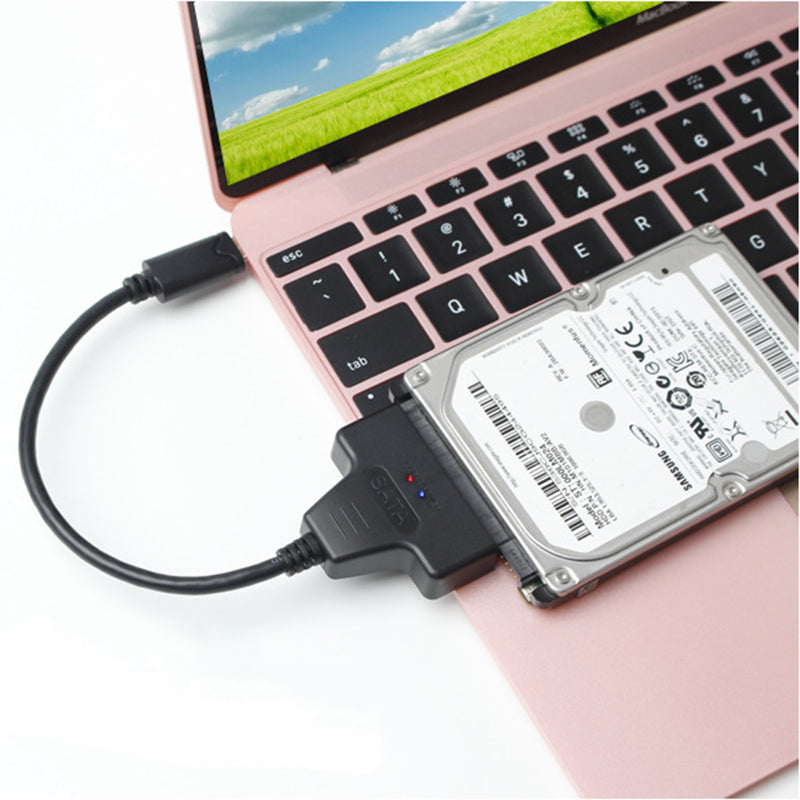 Type C USB C to SATA III Converter Adapter Cable for 2.5" Hard Drive HDD SSD