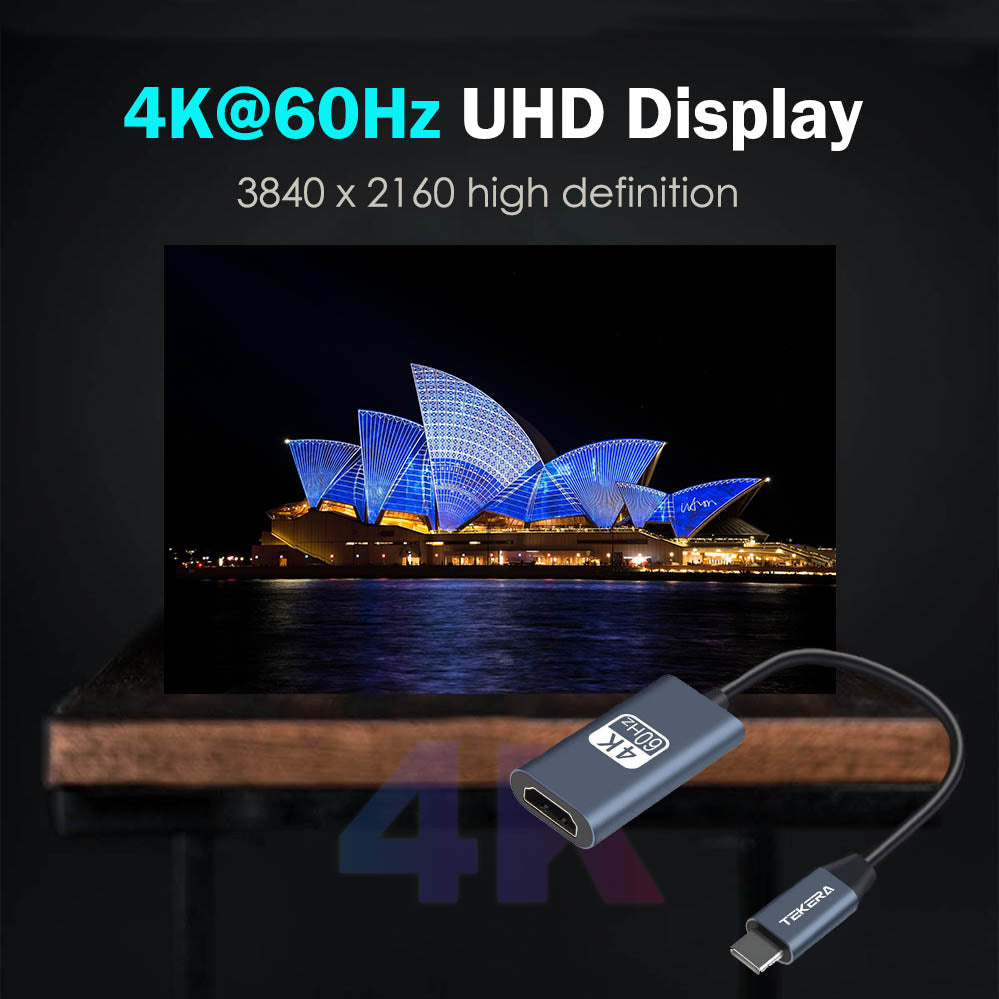 Type C USB-C to HDMI 2.0 4K@60hz Adapter USB C 3.1 Cable