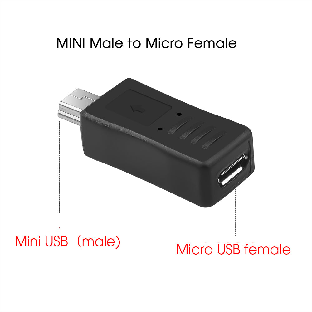 Micro USB to Mini USB 2.0 Adapter Female to male