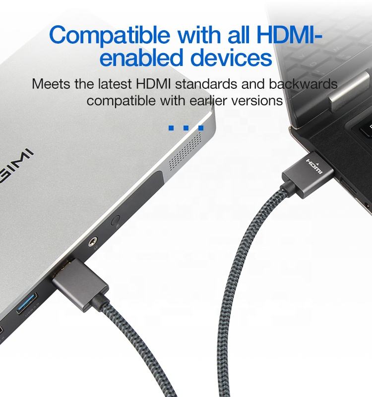 HDMI to HDMI Male to Male UltraThin 4K@60Hz 18Gbps High Speed Cable with Ethernet for Laptop,Game Monitor,PS3,PS4,Blu-ray,Netflix Projector ect