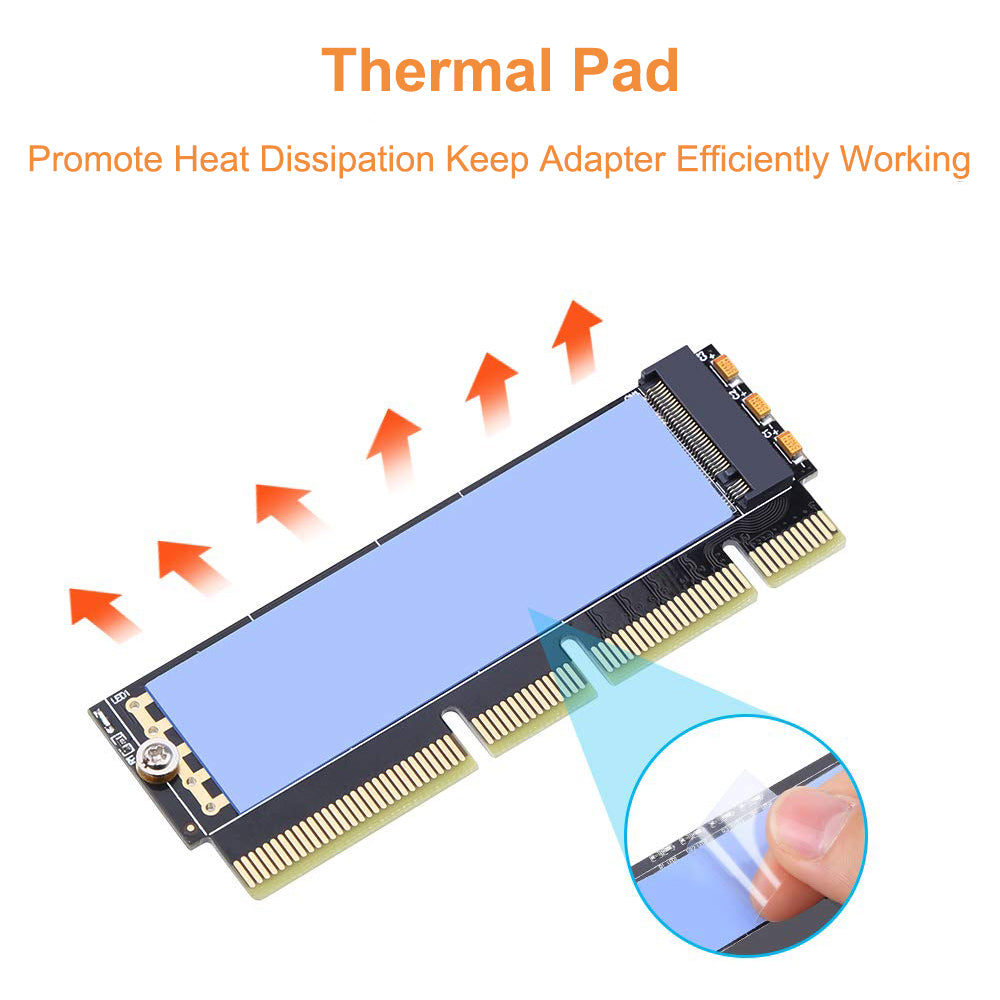 Full Speed M.2 NVME SSD NGFF TO PCIE 3.0 x16 x8 x4 Adapter M Key Interface Card