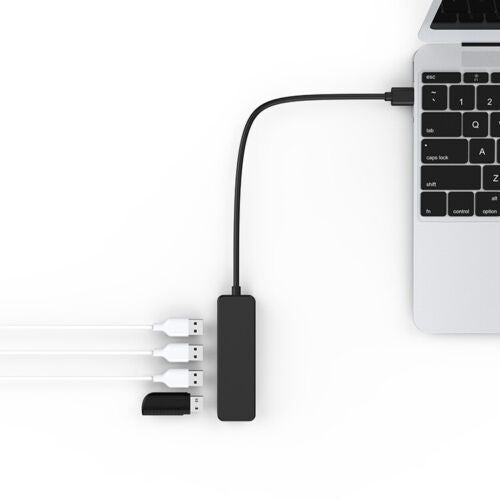 4 Port USB 2.0 HUB Compact & Slim USB HUB Splitter