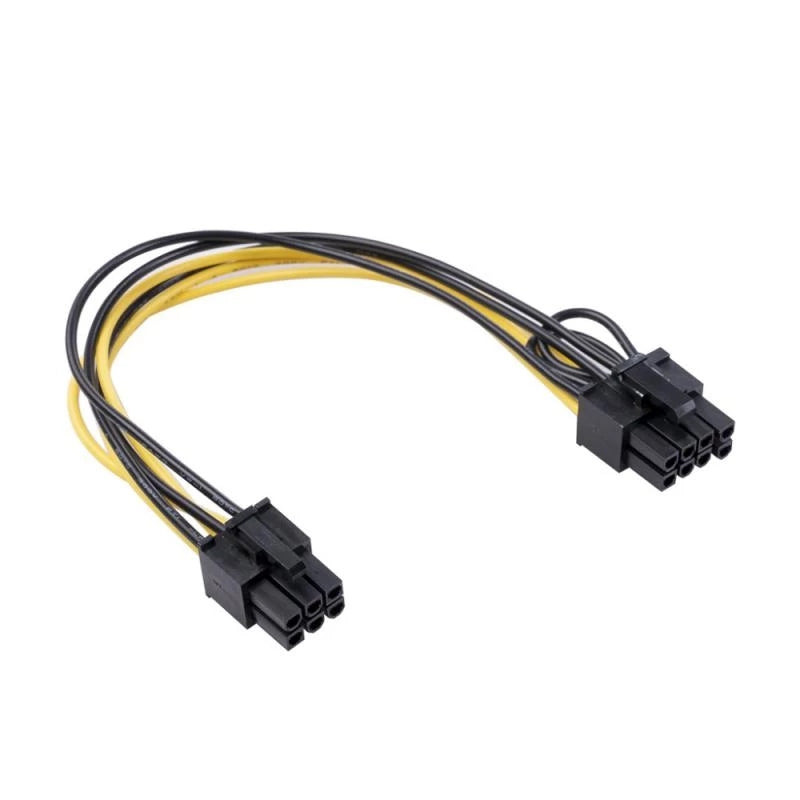 6pin to 8Pin (6+2) PCI Express Power Converter Cable for GPU Video Card