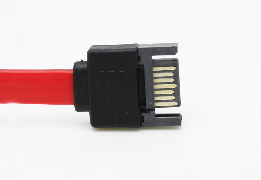 7 Pin SATA Male to Female Extension Cable 3Gbps Red 50CM