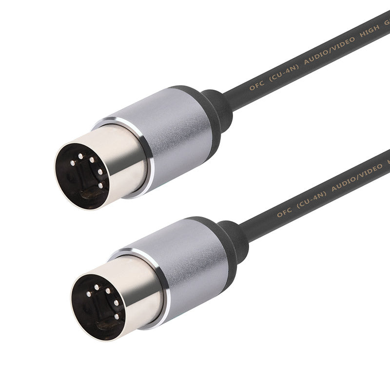 5 Pin DIN Male Audio MIDI to MIDI Cable