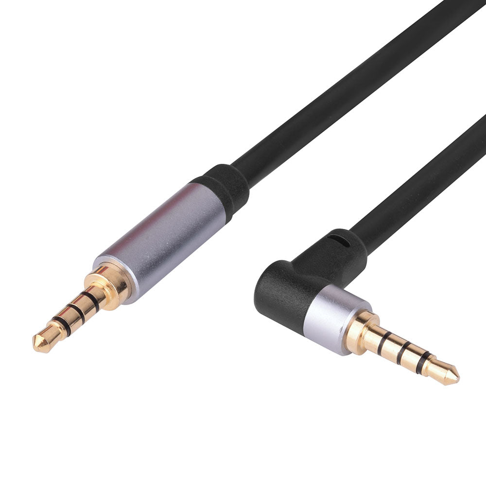 4 Pole 3.5mm Male to Male Stereo Audio AUX Cable Cord