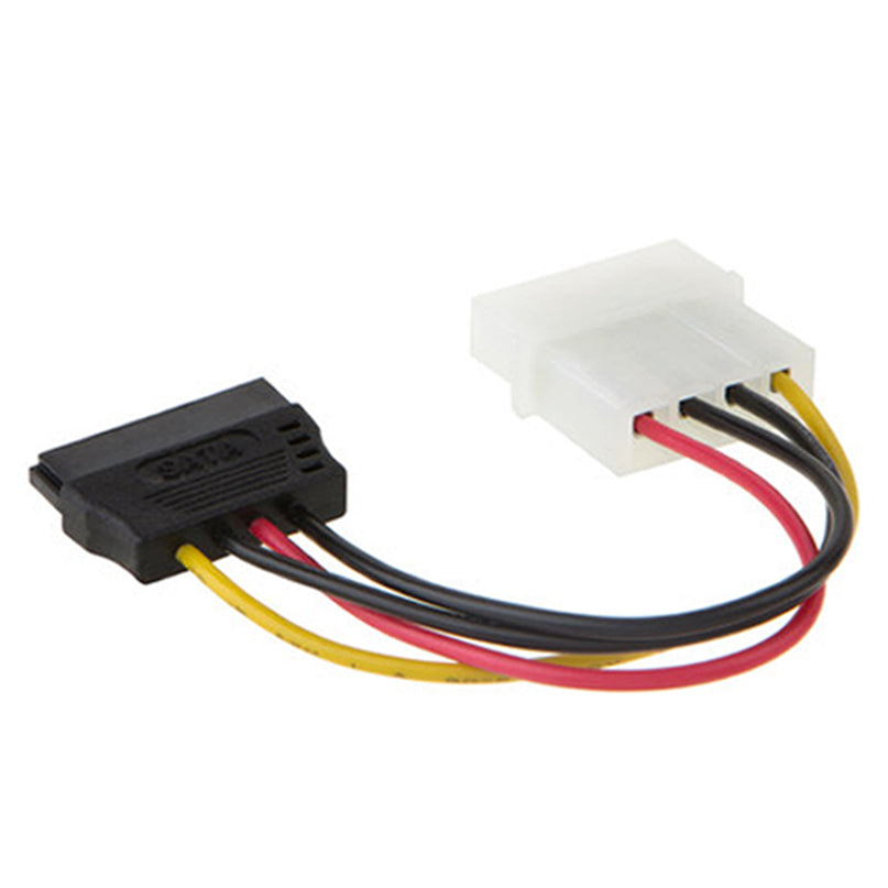 4 Pin IDE Molex to SATA Power Cable for HDD DVD CD ROM Drive