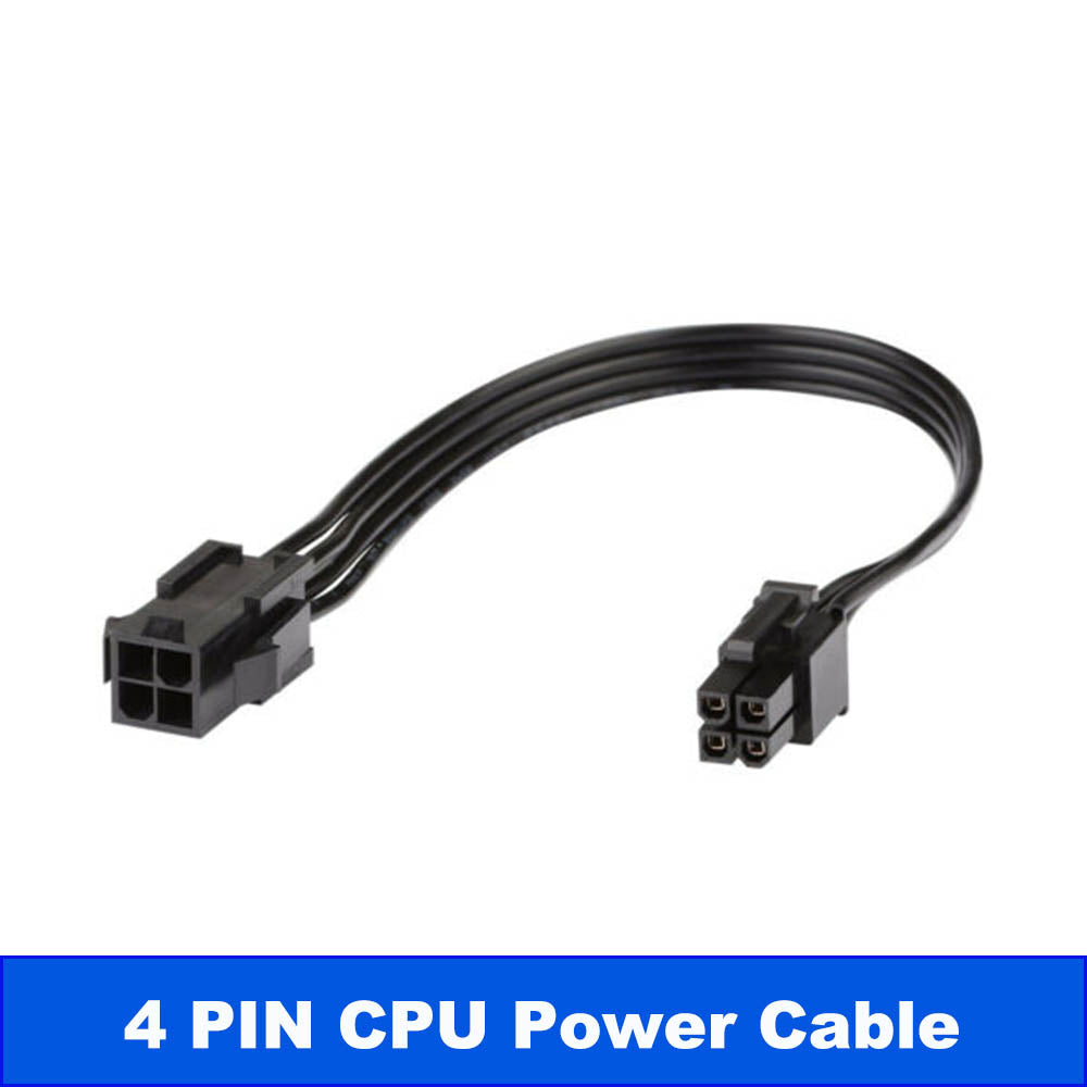 4 Pin CPU Male to Female Power Supply Extension Cable