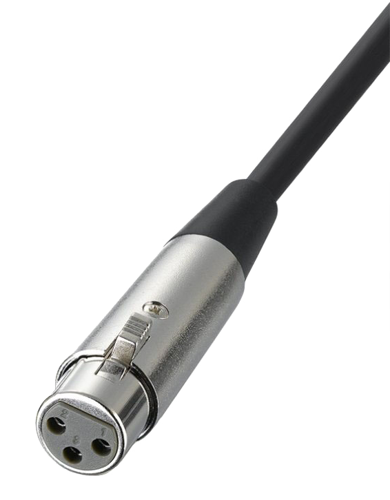 3m XLR Female to Female Cable Microphone Mic Audio 3 Pin Lead