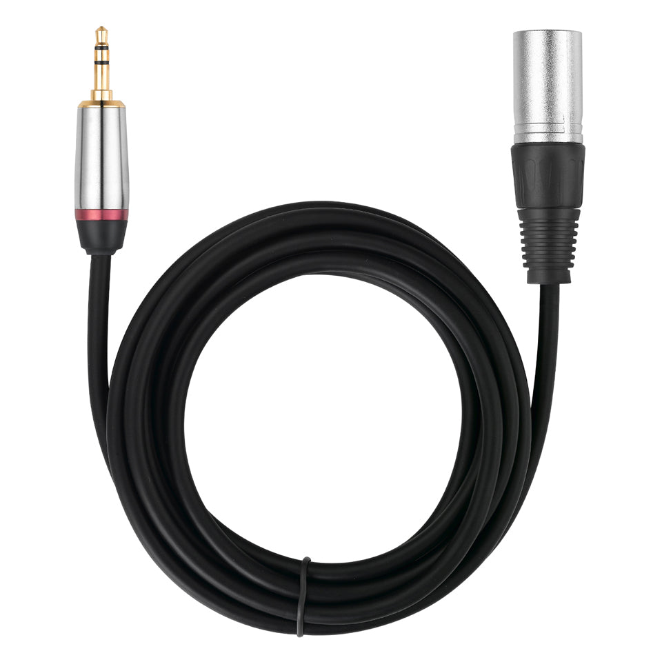 3.5mm to XLR 3Pin Male Cable 1/8" Male TRS Audio Stereo Cord