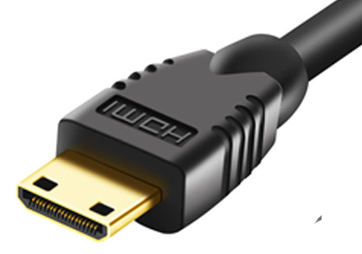 10cm Mini-HDMI to HDMI Cable Adapter (HDMI Type A-C, Female to Male)