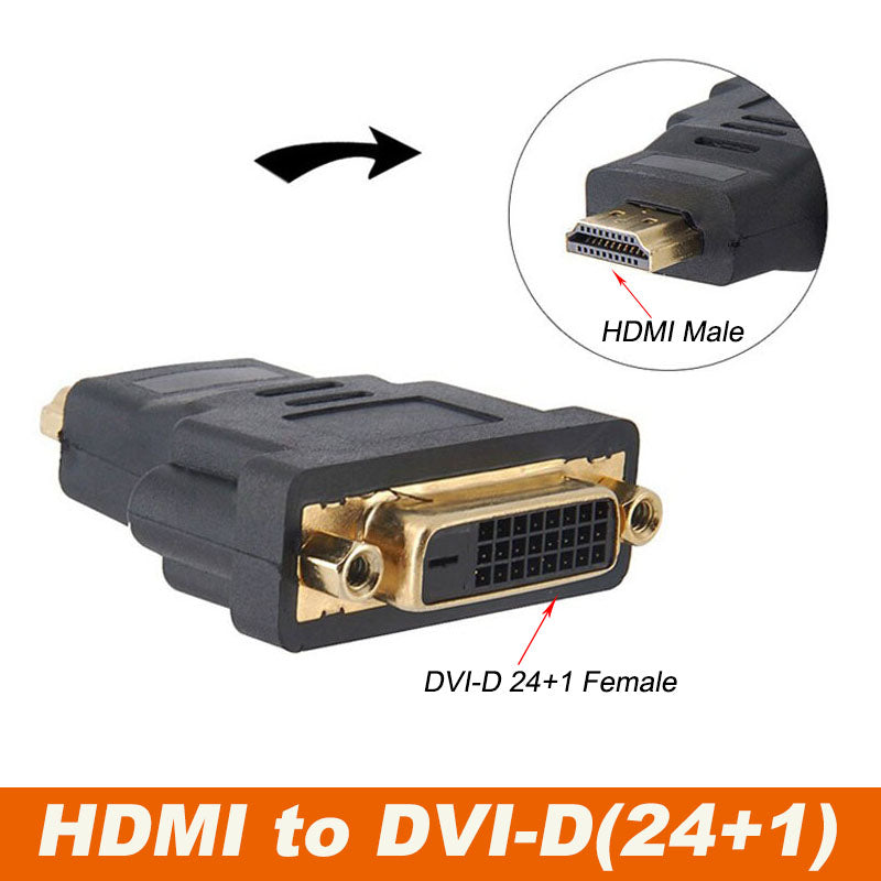 24+1 DVI Female To HDMI Male Plug Converter Adapter for HDTV