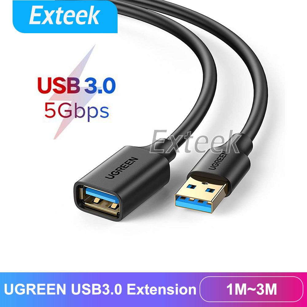 UGREEN USB 3.0 Extension Cable USB 3.0 Type A Male to Female Extender Cord 5Gbps
