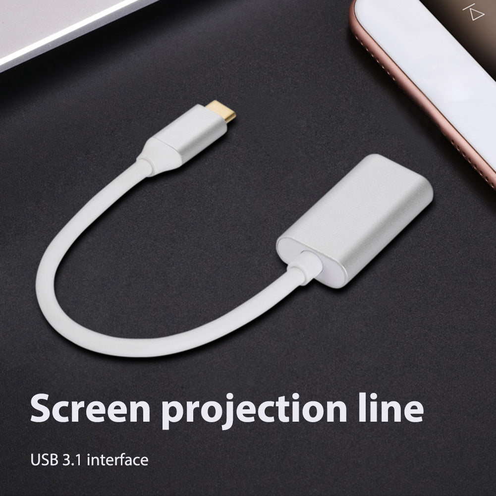 Type C USB-C to HDMI Adapter USB C 3.1 Cable 4K@30Hz For MacBook ChromeBook