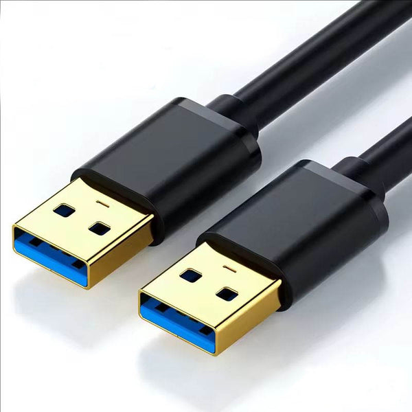 USB 3.0 Super Speed Data Connection Cable Type A Male to A Male M-M Cord