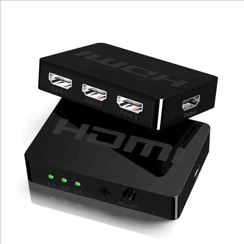 4K 3 Way HDMI Switch 3 Port IN 1 OUT