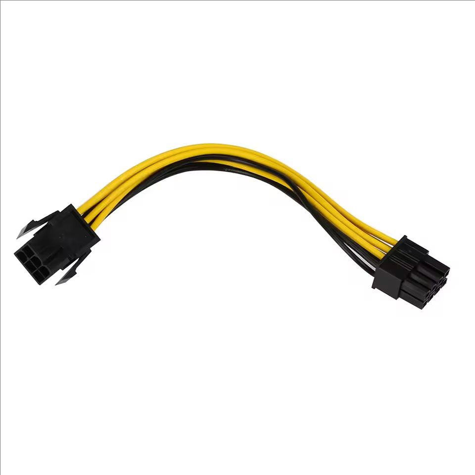 20cm 6-pin to 8-pin PCI Express Power Converter Cable for GPU Video Card