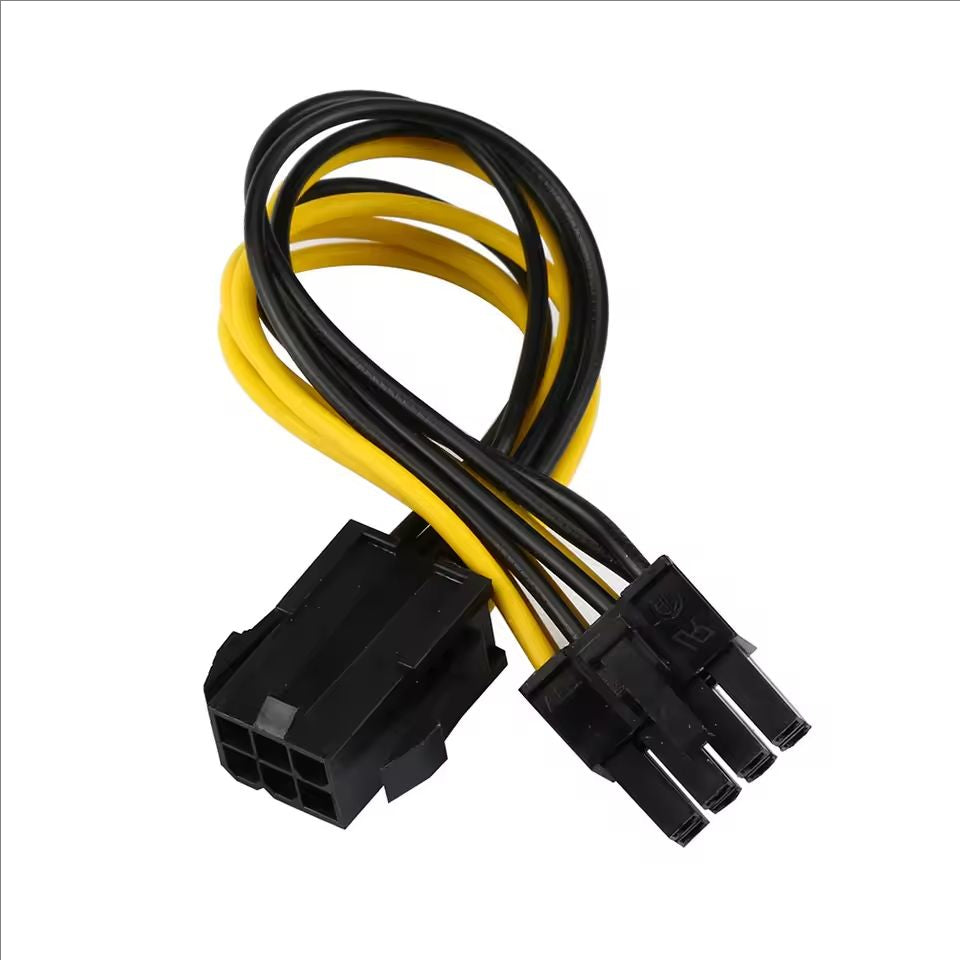 20cm 6-pin to 8-pin PCI Express Power Converter Cable for GPU Video Card