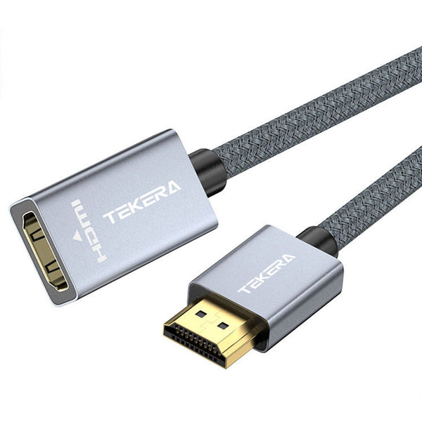 4K@60Hz HDMI Extension Cable Male to Female Cable UltraThin 18Gbps High Speed Data Transfer with Ethernet