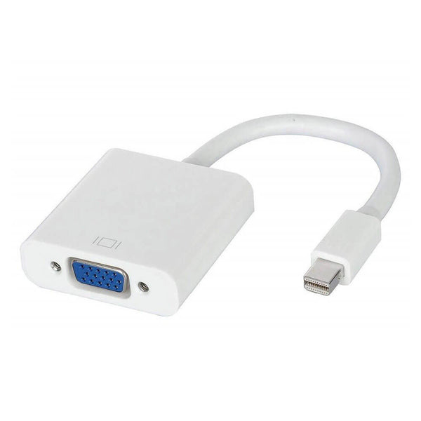 15cm Mini-DisplayPort to VGA Cable Adapter (Male to Female) - Thunderbolt Socket Compatible