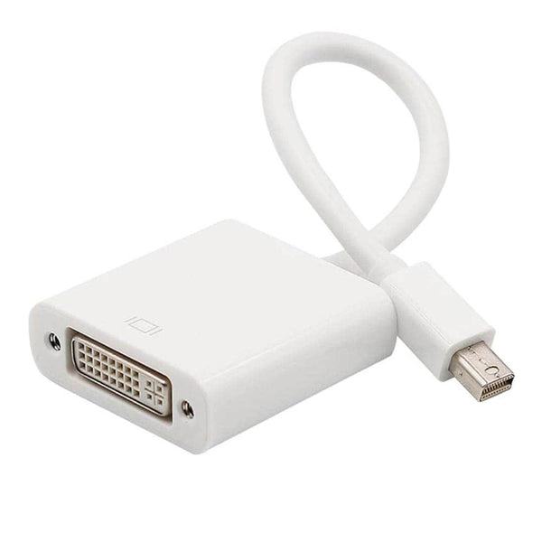 Mini-DisplayPort to DVI Cable Adapter (Male to Female) - Thunderbolt Socket Compatible