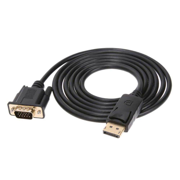 1.8m DisplayPort to VGA Cable Adapter (Male to Male)