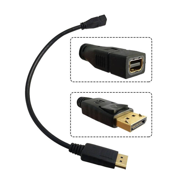 30cm Mini-DisplayPort to DisplayPort adapter (Female to Male)  1080P