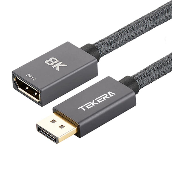 DisplayPort 1.4 Extension Cable Male to Female  (32.4Gbps - 8k@60Hz with HDR)